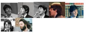 Paul McCartney's hair styles